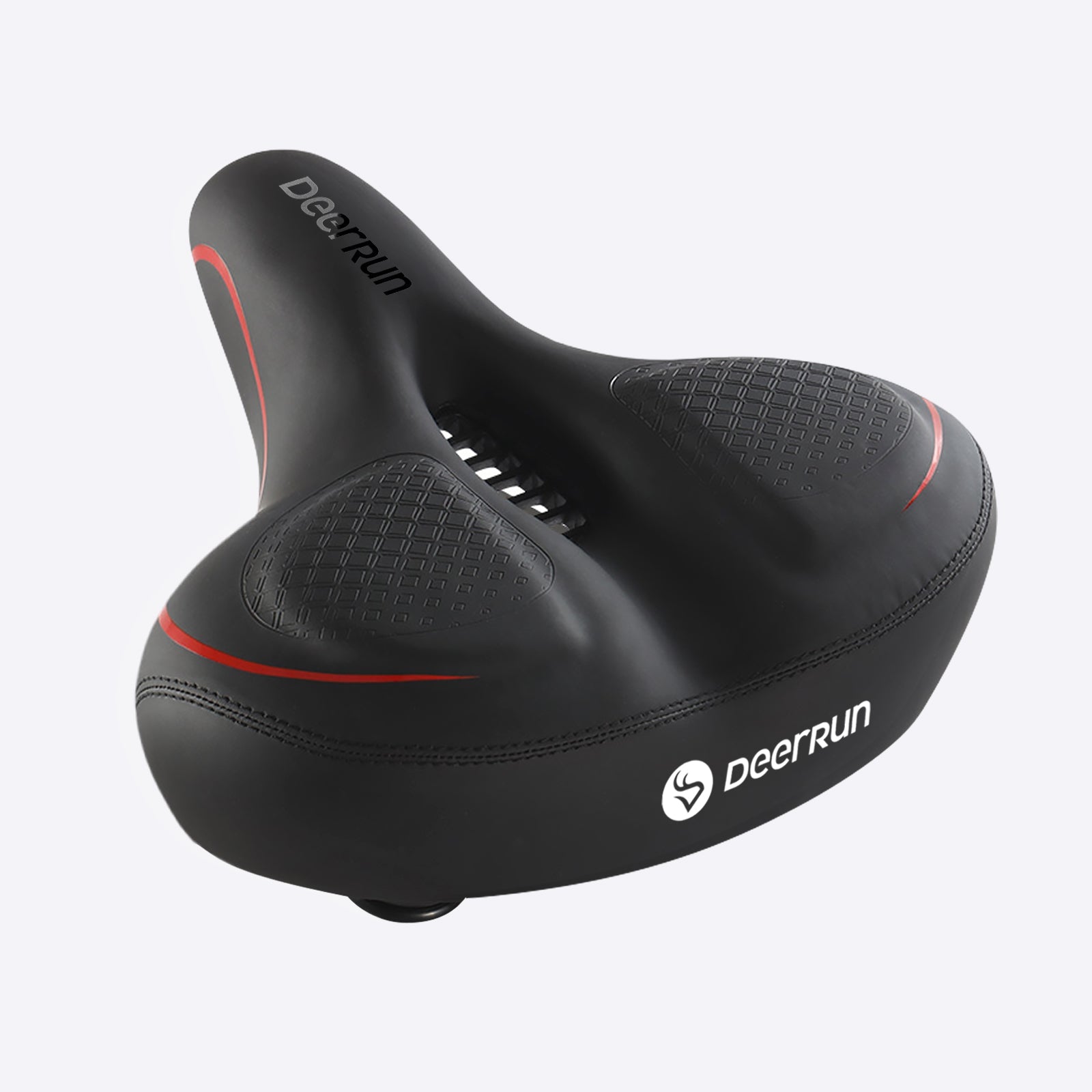 DeerRun® Asiento de bicicleta de gran tamaño para bicicleta inteligente DeerRun, diseño ergonómico y cómodo cojín de asiento