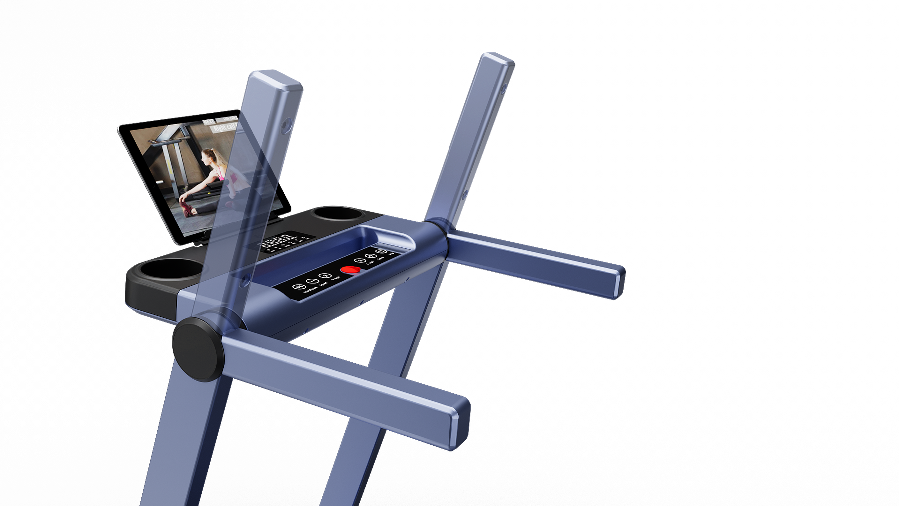 DeerRun A1 Pro Move+ – Cinta de correr plegable con inclinación del 6 % | Chip de actualización 2025 y compatibilidad con NFC | Capacidad de carga de 158 kg, hasta 16 km/h