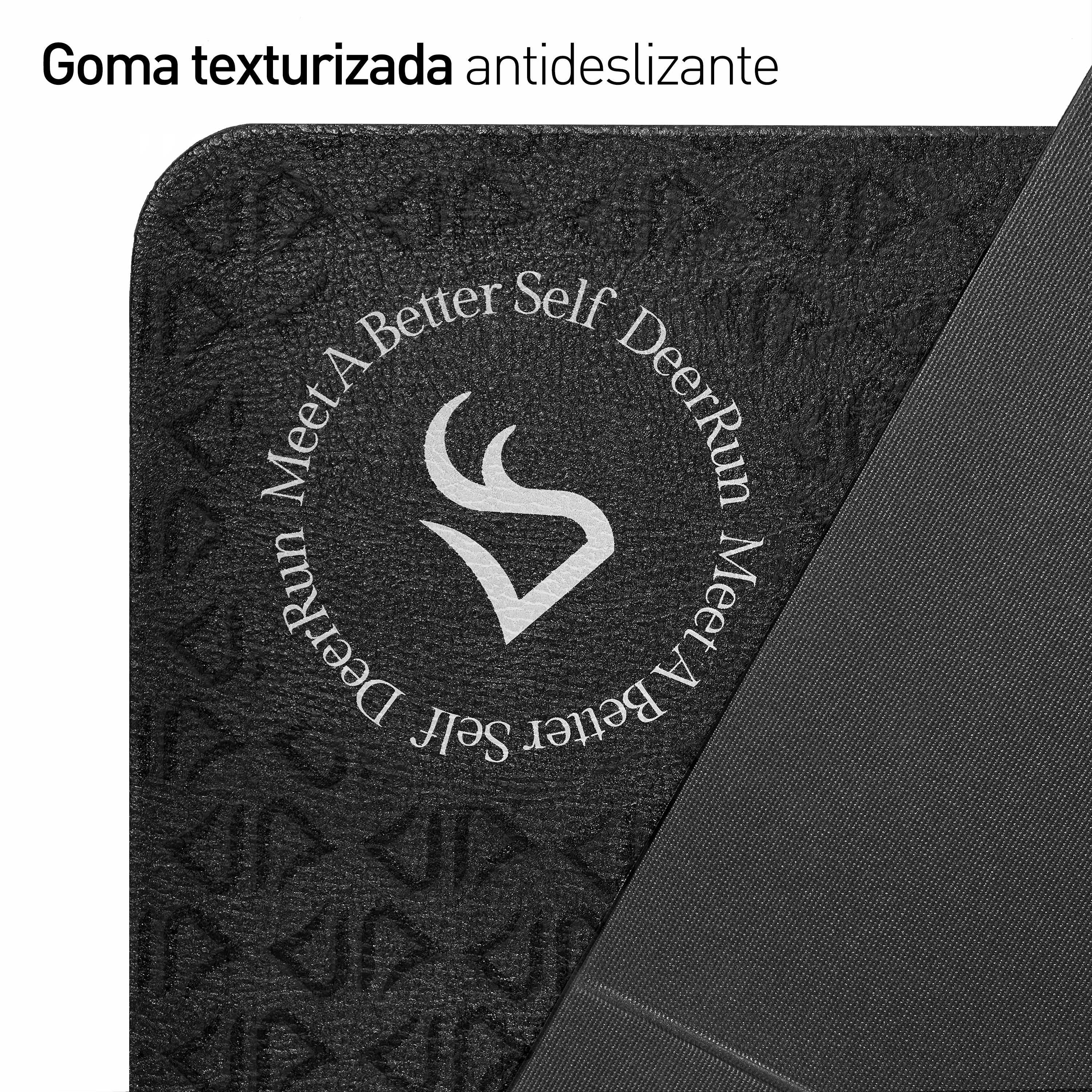 DeerRun® Glory-Signature-Matte aus 6 mm PVC, faltbare Laufbandmatte mit höherer Dichte