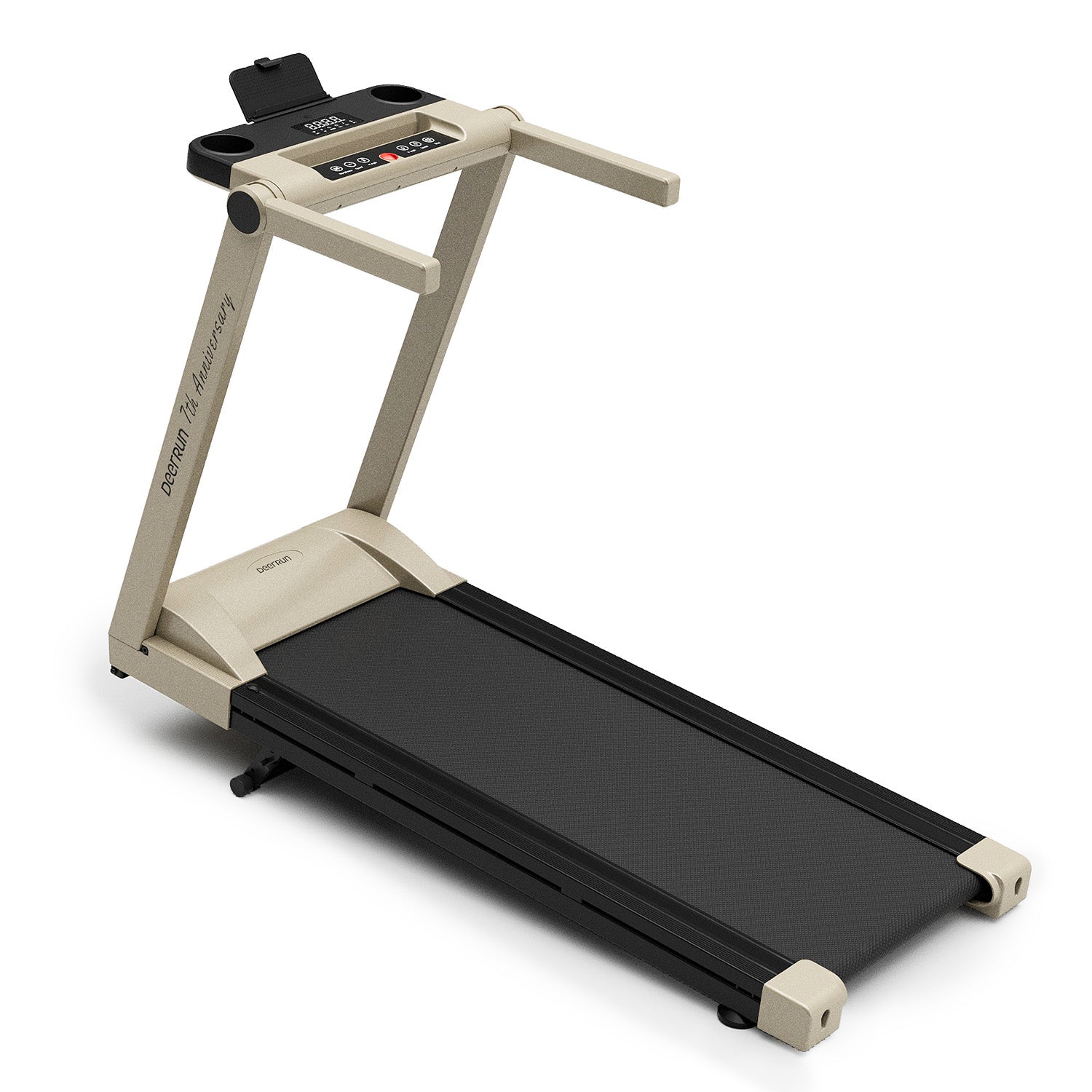 DeerRun A1 Pro Starlight-Edition Cinta de correr plegable con inclinación del 6%, Bluetooth y control remoto inalámbrico