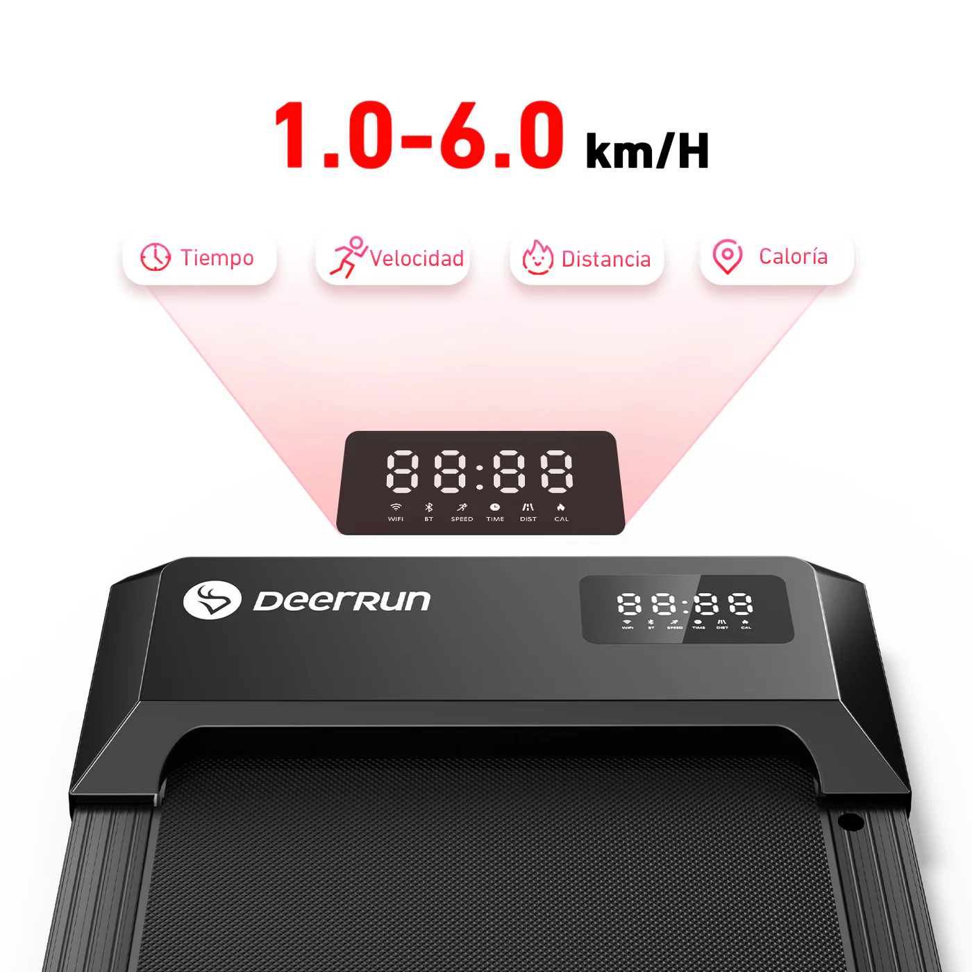 DeerRun Q1 Urban Smart-Walk-Cinta de correr – capacidad de carga de 136 kg