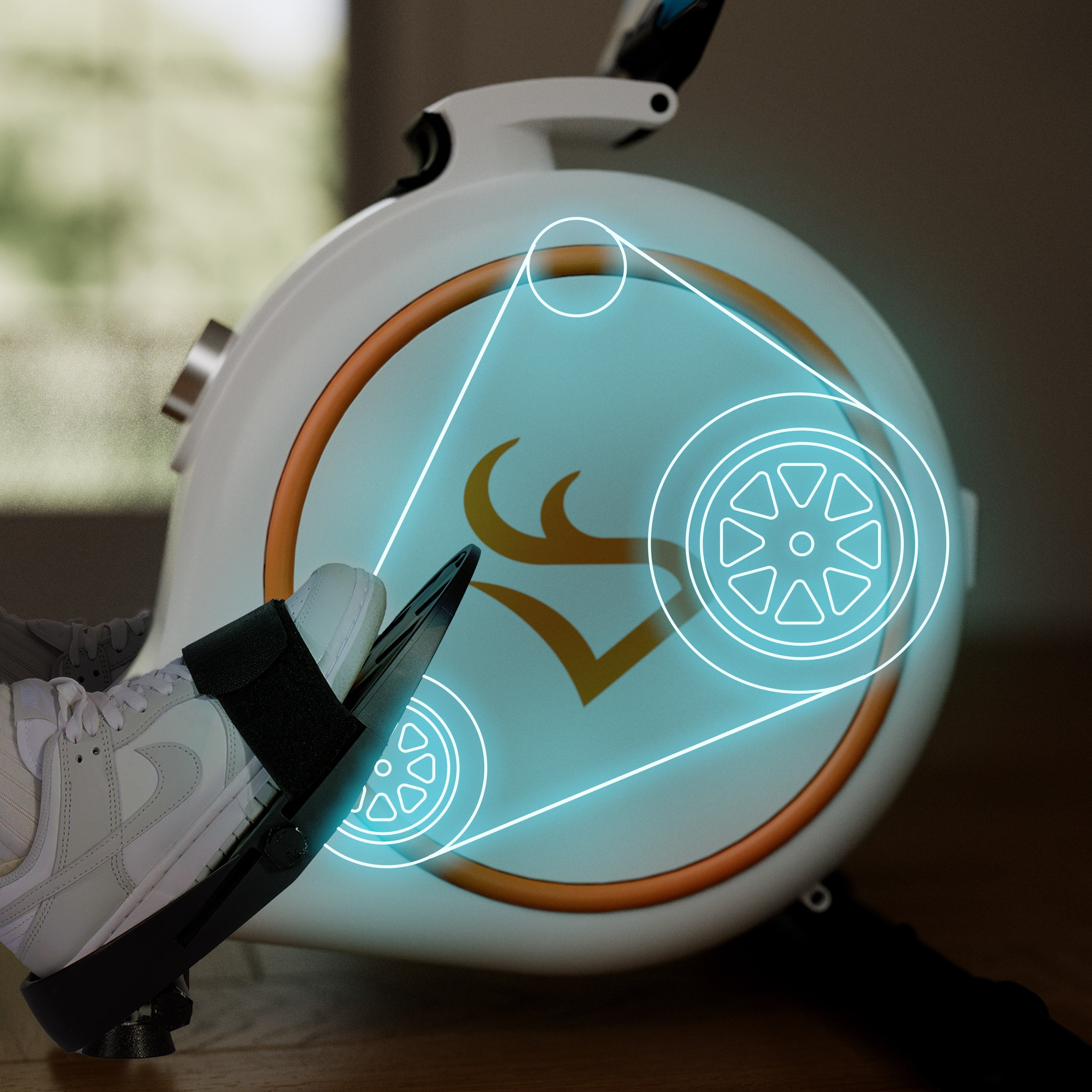 DeerRun RW600 Smart-Máquina de remo con resistencia magnética ajustable de 32 niveles y riel deslizante largo y PitPat APP