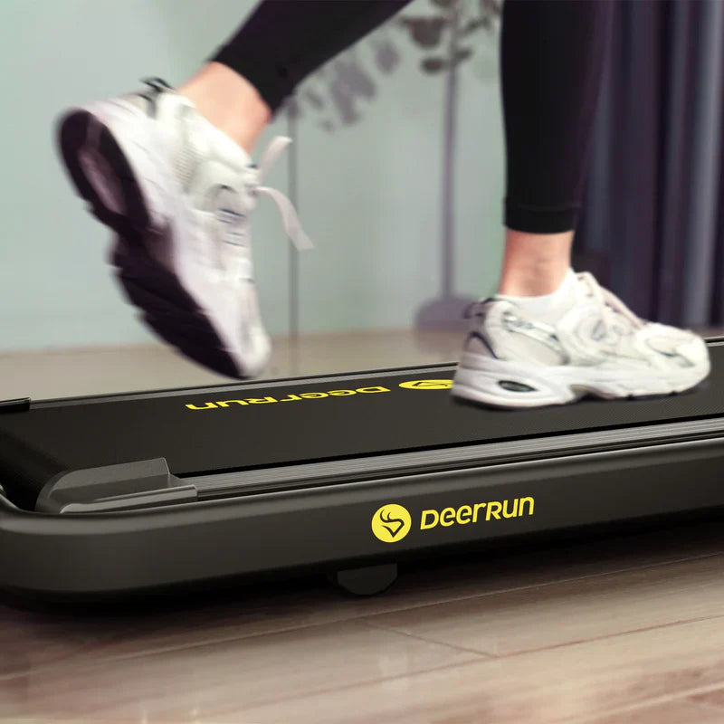 DeerRun A5 Pro Energie-2025 Smartes 2-in-1 Cinta de correr | Chip de actualización y compatibilidad con NFC con capacidad de carga de 145 kg y control remoto