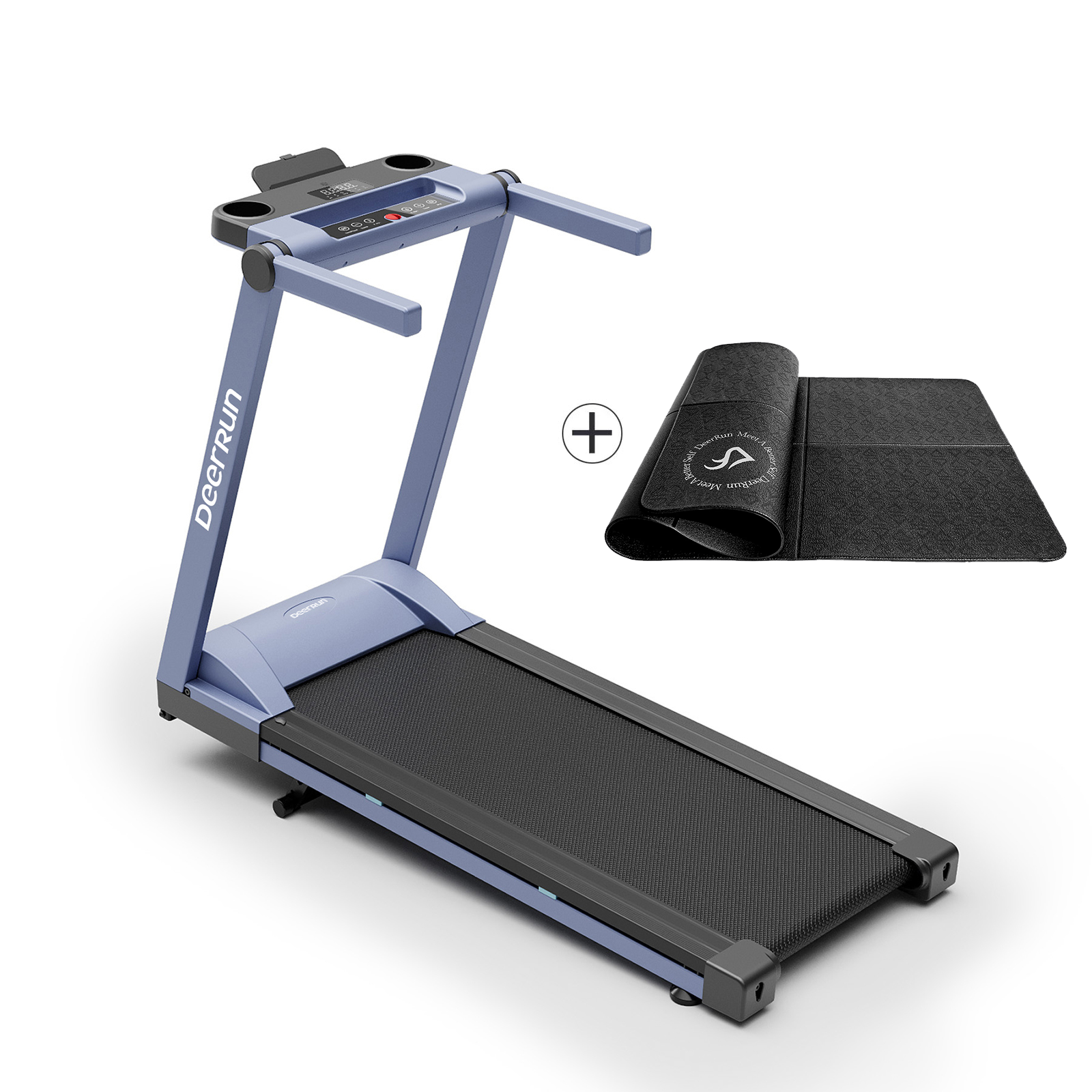 DeerRun A1 Pro Move+ – Cinta de correr plegable con inclinación del 6 % | Chip de actualización 2025 y compatibilidad con NFC | Capacidad de carga de 158 kg, hasta 16 km/h