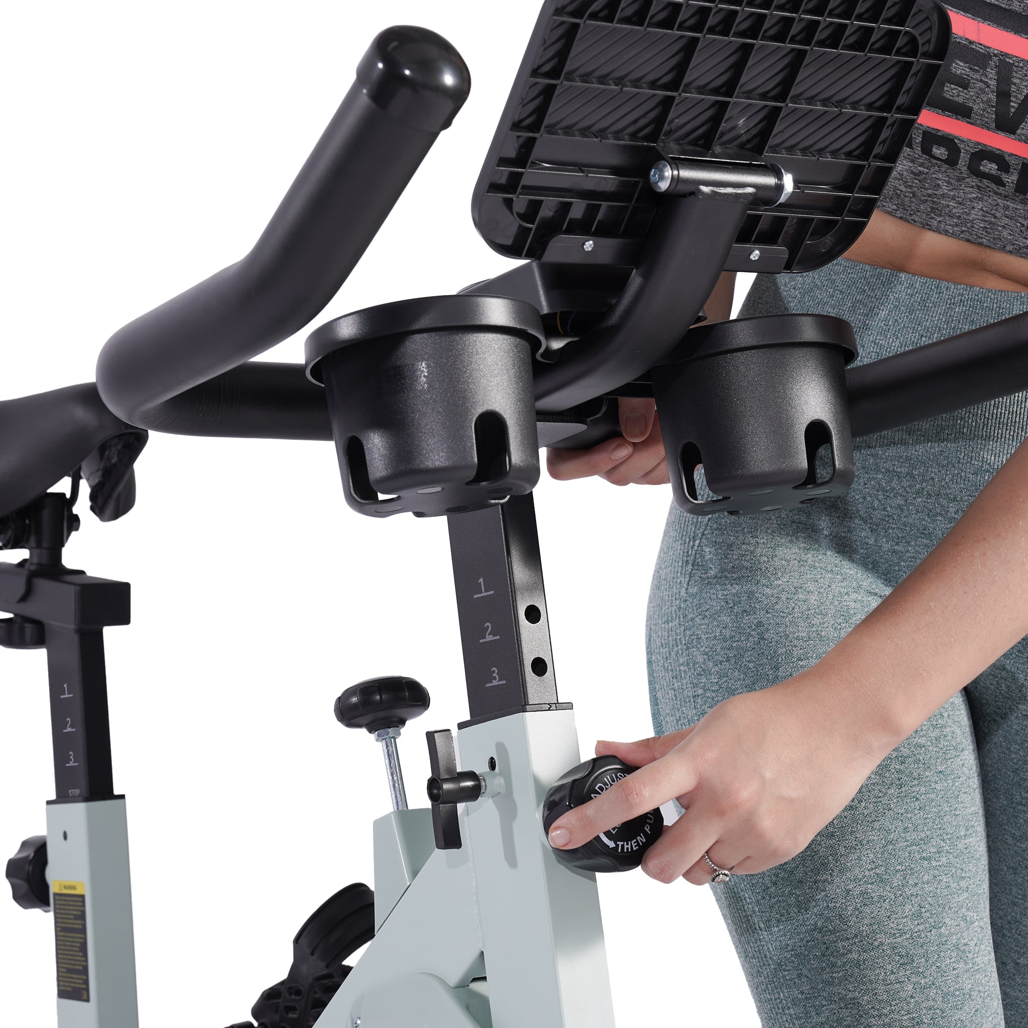 DeerRun S500 Indoor-Bicicleta inteligente con resistencia magnética ajustable, cinturón silencioso y PitPat-App