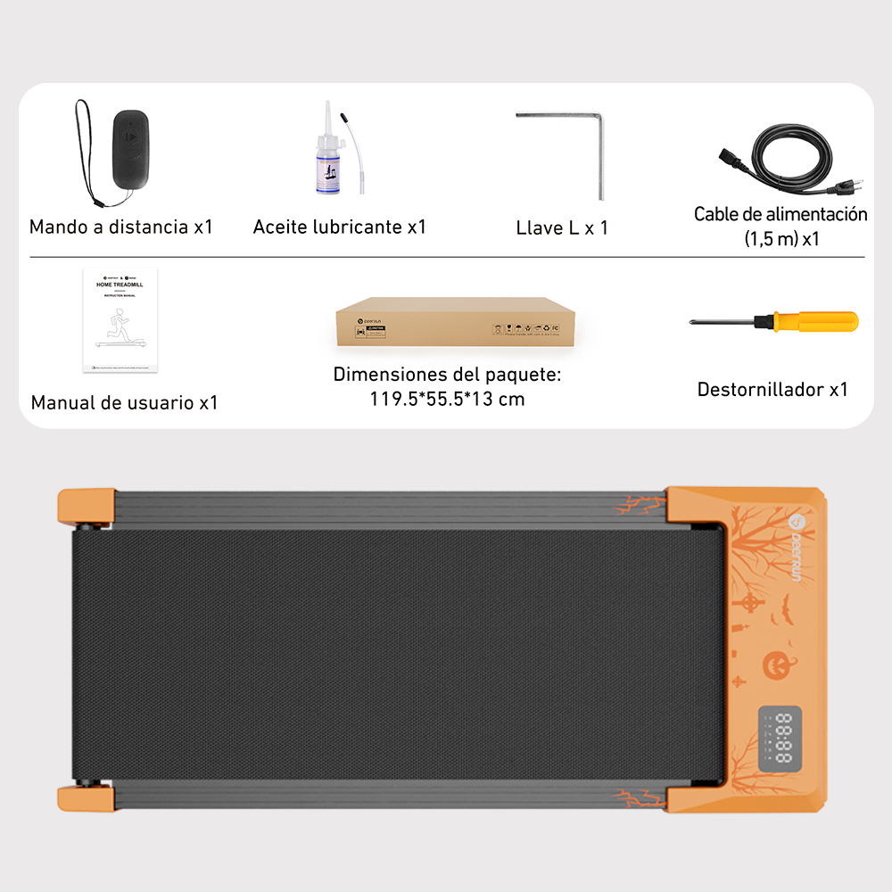 DeerRun Q1 Plus Halloween Edición Cinta de Correr - Regalo de Fitness y Estilo de Vida