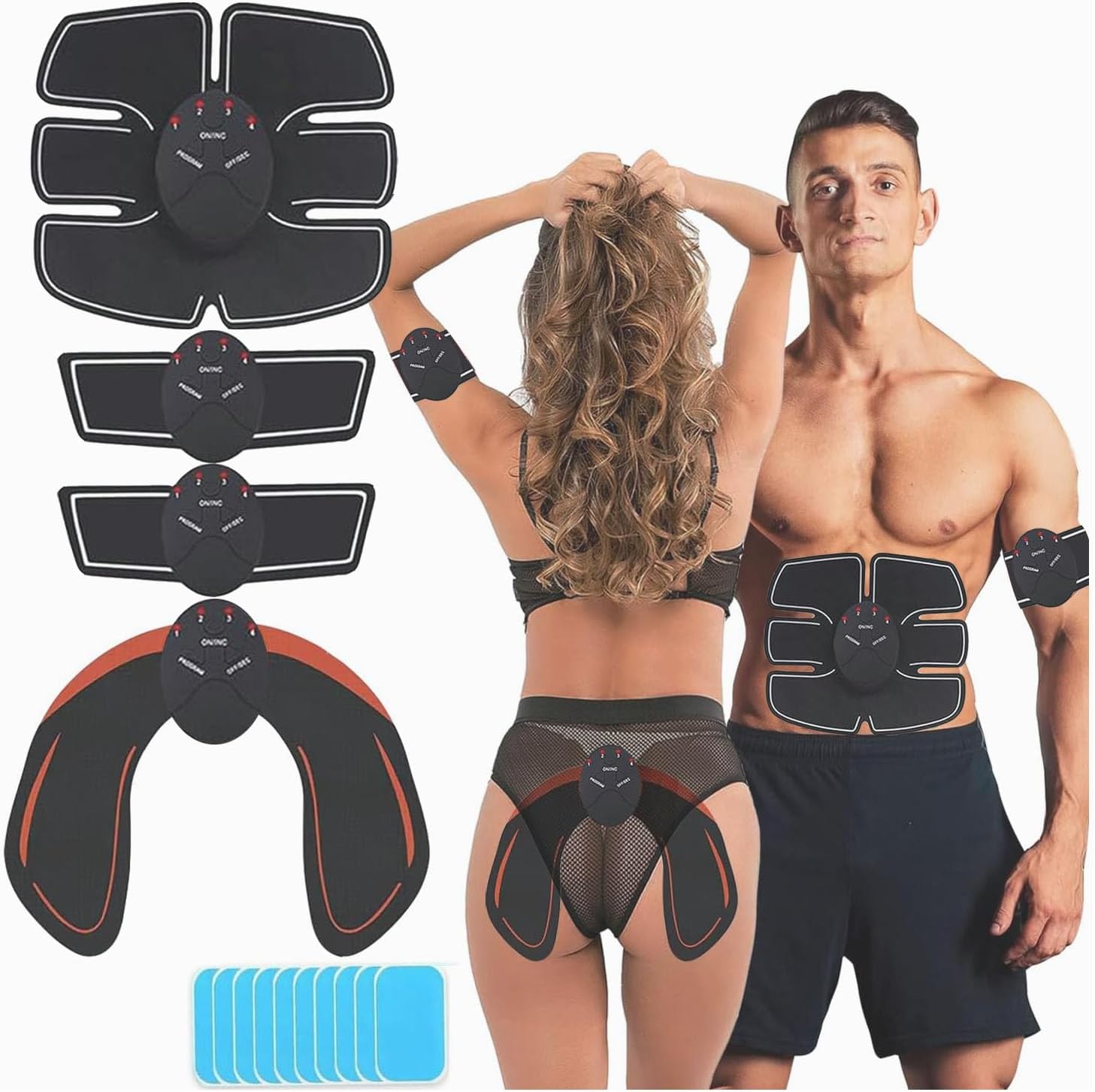 Tonificador portátil para abdominales-dispositivo de entrenamiento para abdominales, ideal para el hogar y la oficina.