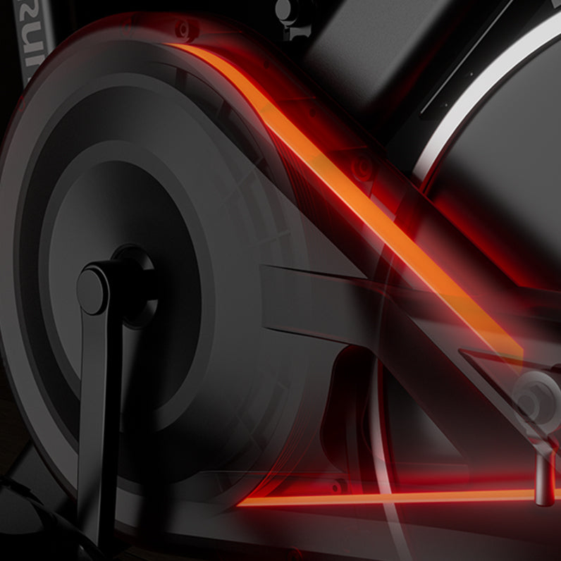 DeerRun S500 Pro King Size Bicicleta estática para personas altas, 32 niveles de resistencia magnética, pantalla LED