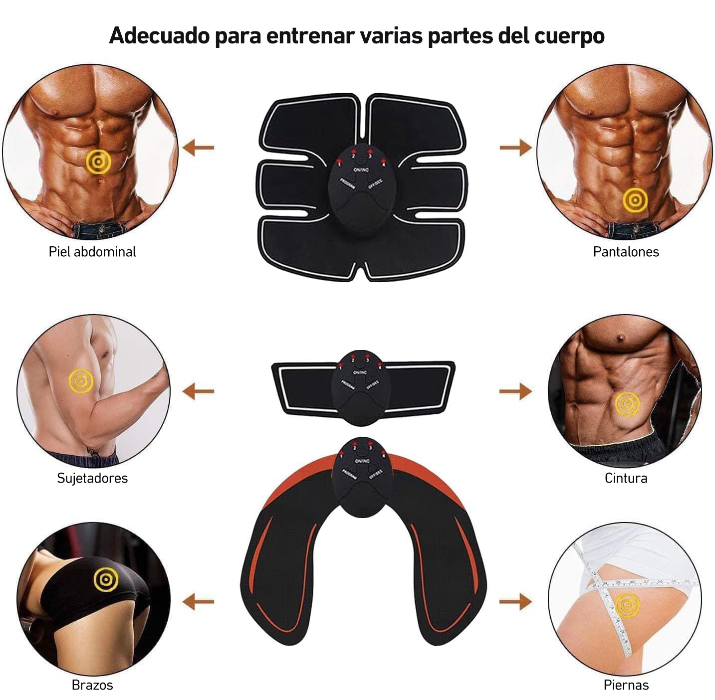 Tonificador portátil para abdominales-dispositivo de entrenamiento para abdominales, ideal para el hogar y la oficina.