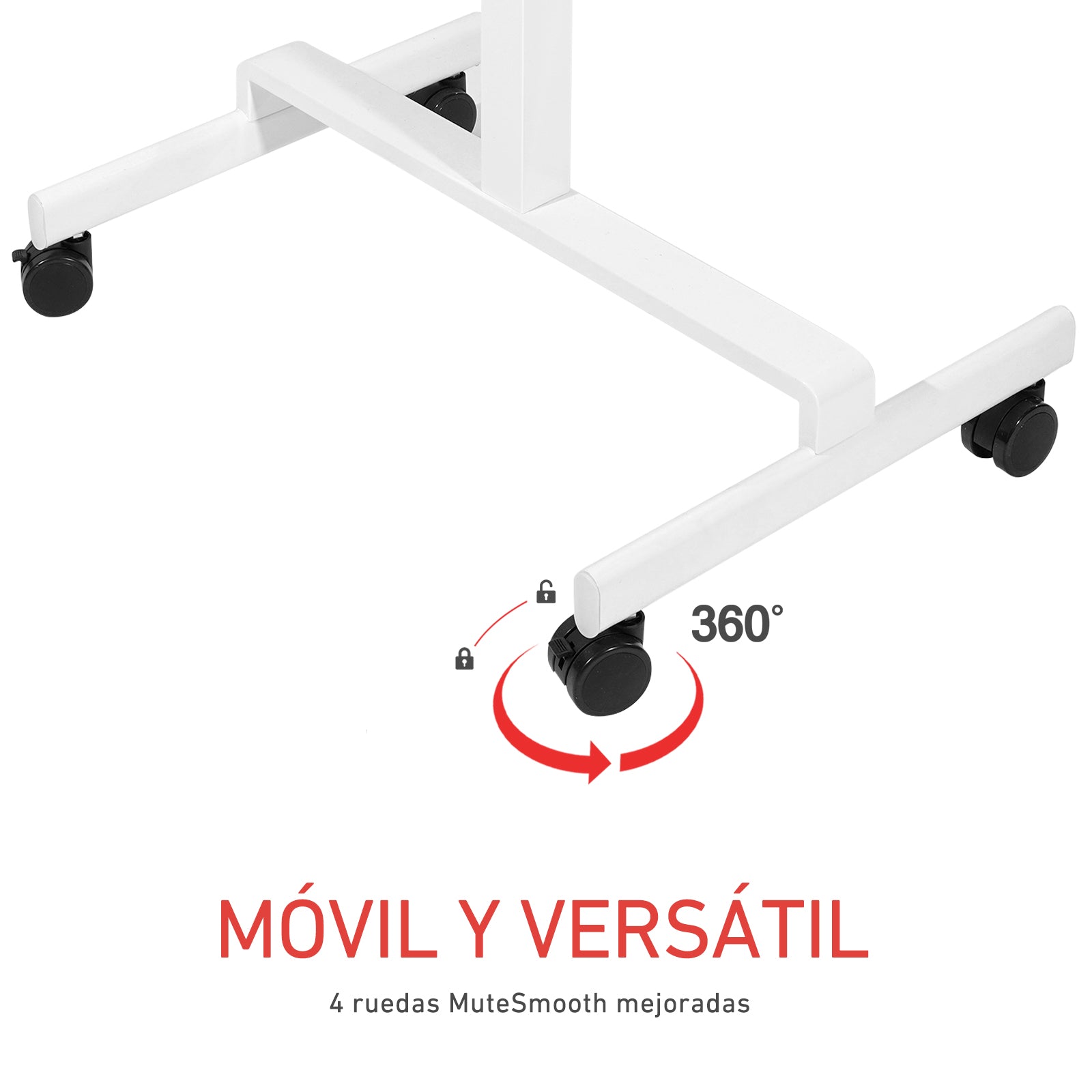 DeerRun® Escritorio de pie con altura ajustable