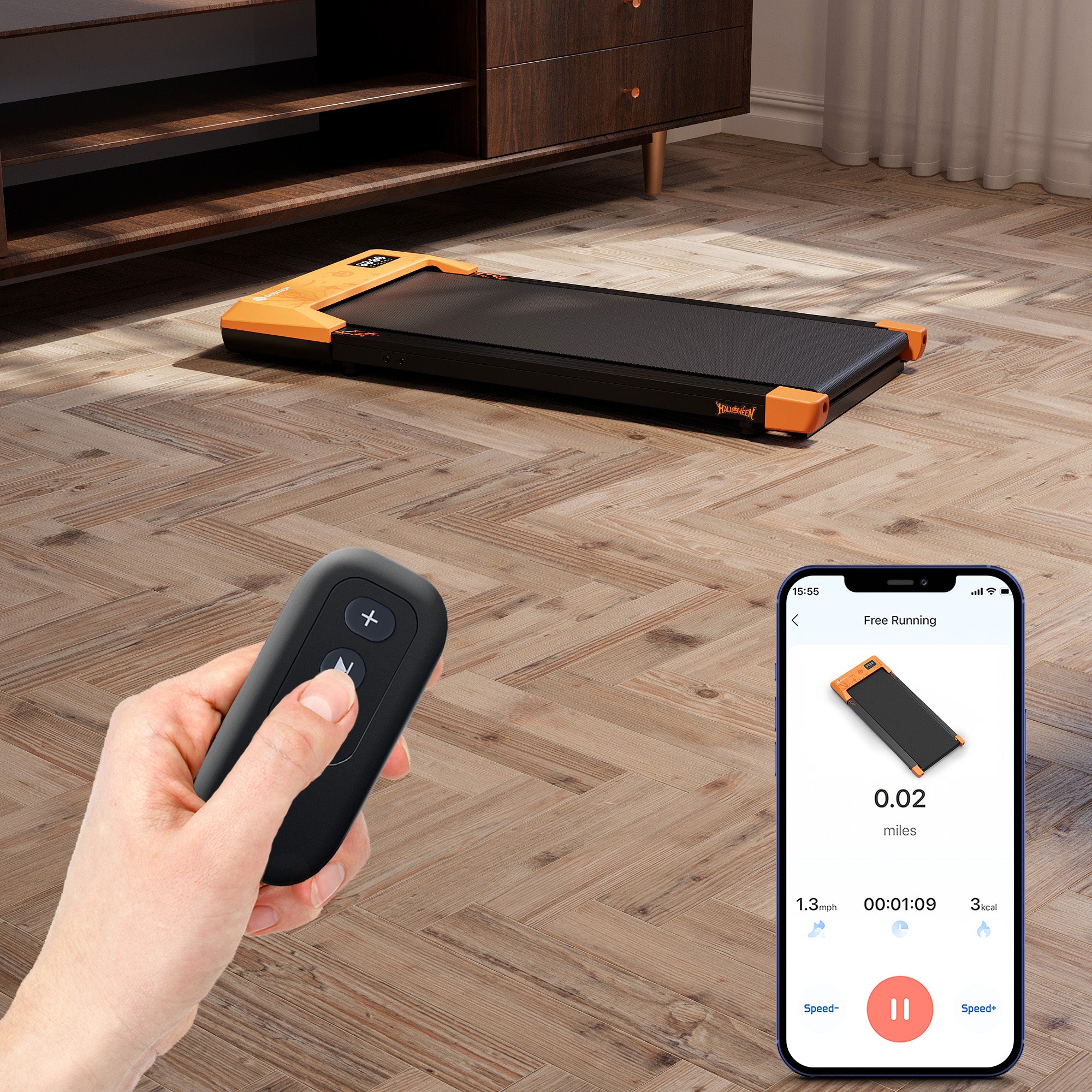 DeerRun Q1 Plus Halloween Edición Cinta de Correr - Regalo de Fitness y Estilo de Vida