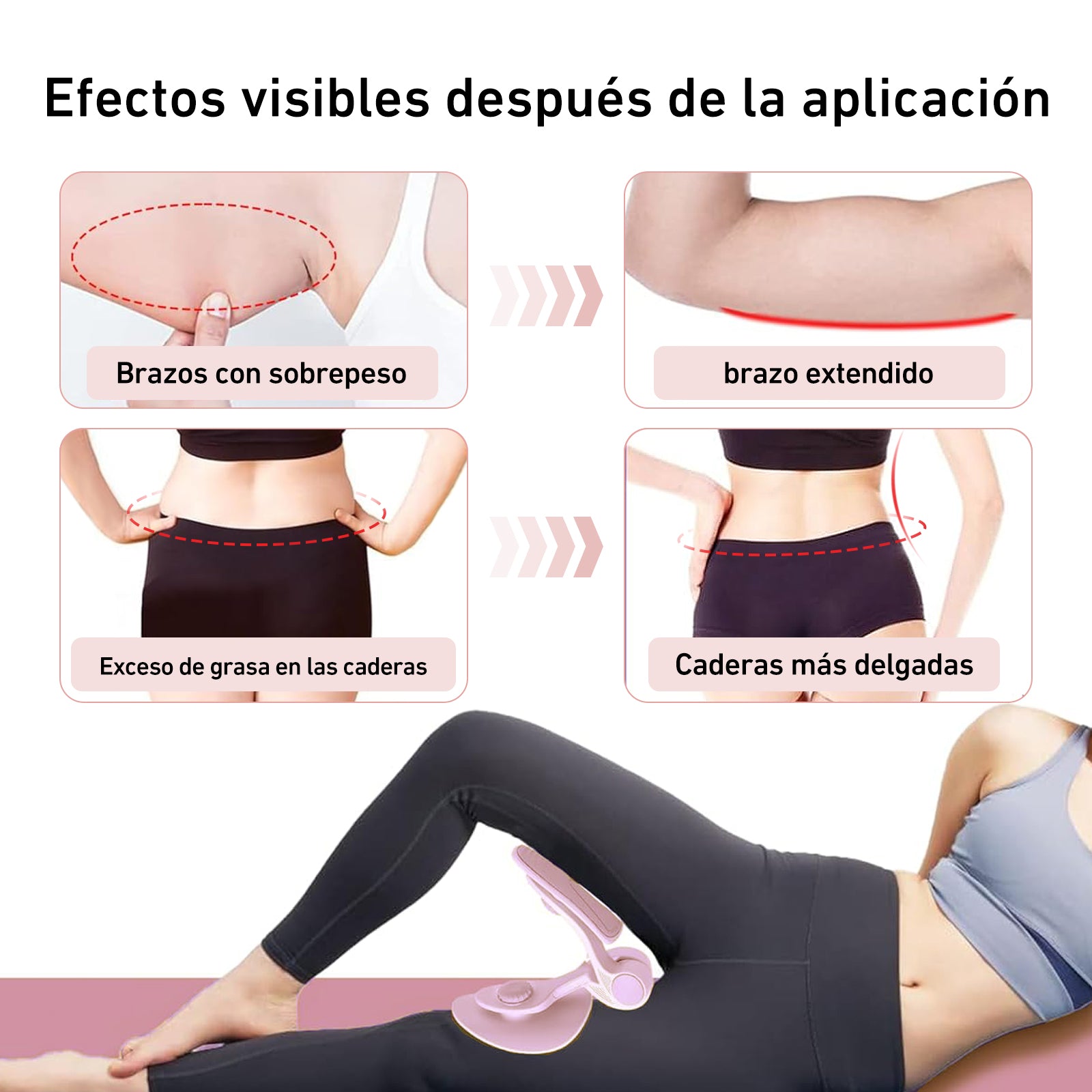 DeerRun® Entrenador de muslos, cadera y pelvis para mujeres que entrenan en casa