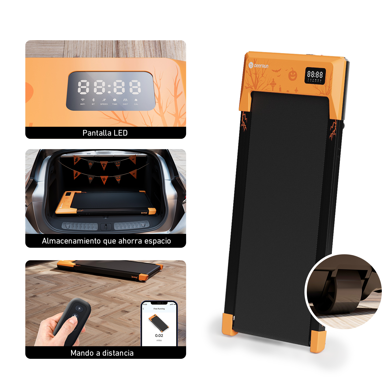 DeerRun Q1 Plus Halloween Edición Cinta de Correr - Regalo de Fitness y Estilo de Vida