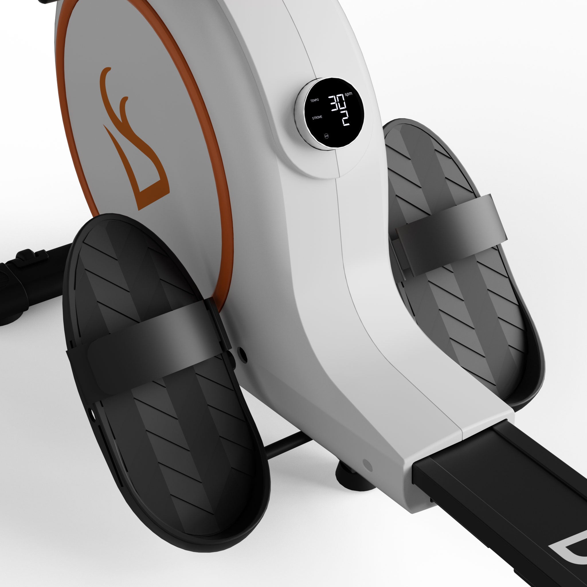 DeerRun RW600 Smart-Máquina de remo con resistencia magnética ajustable de 32 niveles y riel deslizante largo y PitPat APP