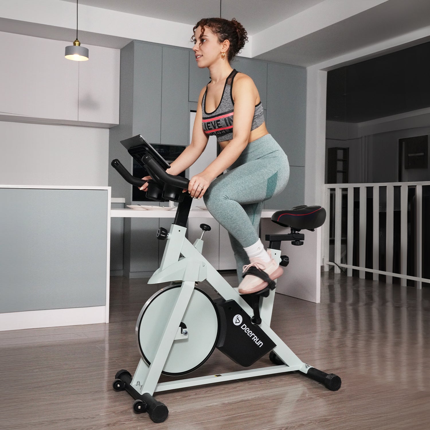 DeerRun® Asiento de bicicleta de gran tamaño para bicicleta inteligente DeerRun, diseño ergonómico y cómodo cojín de asiento