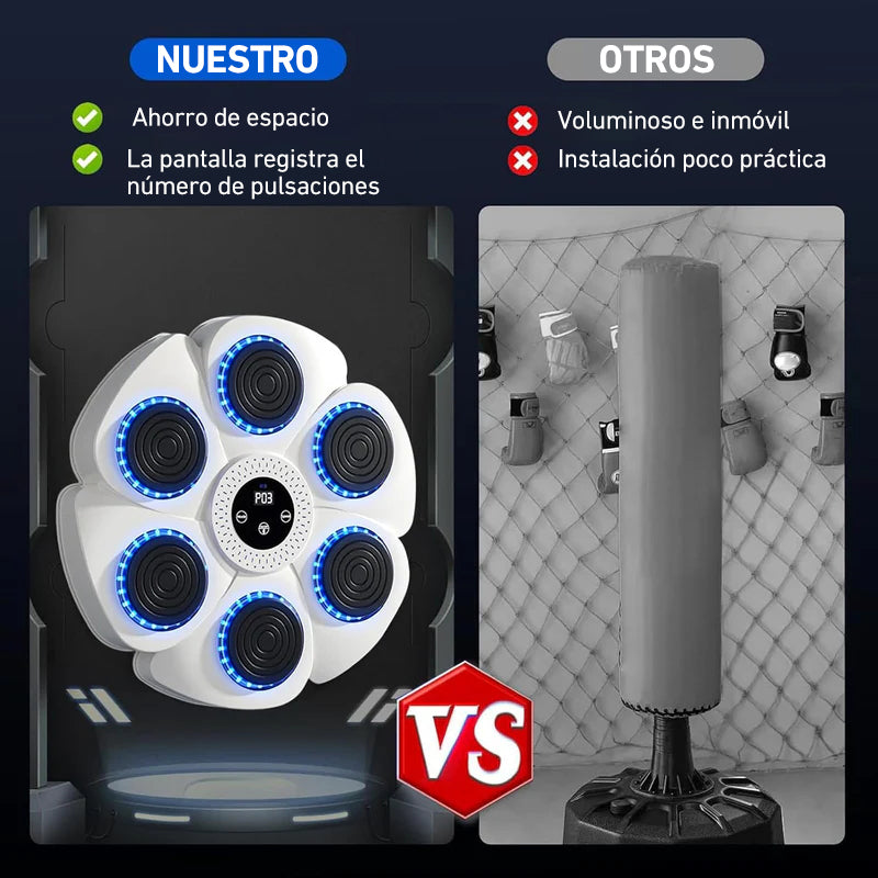 DeerRun® Smart Máquina de boxeo musical (guantes y cable de carga incluidos)