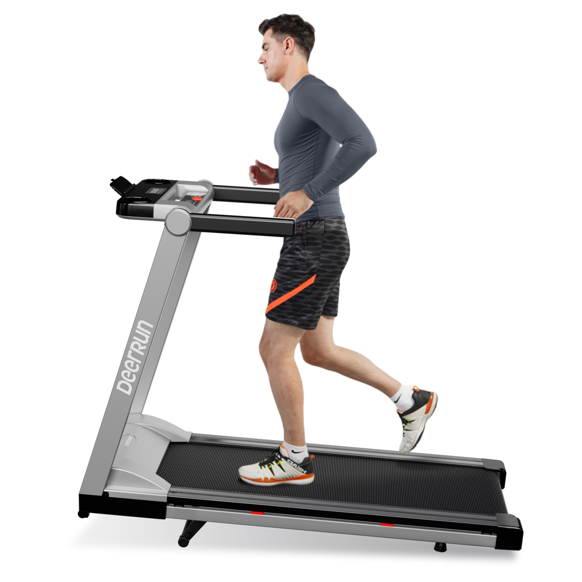 DeerRun A1 Pro Move+ – Cinta de correr plegable con inclinación del 6 % | Chip de actualización 2025 y compatibilidad con NFC | Capacidad de carga de 158 kg, hasta 16 km/h