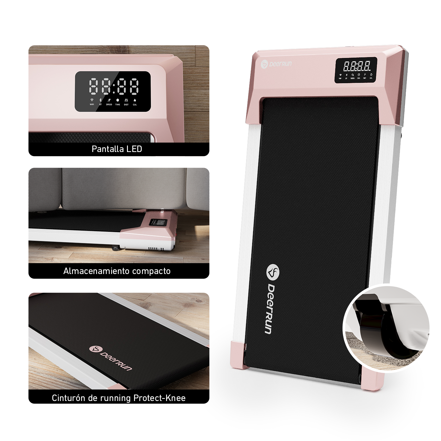 DeerRun Q1 Urban Smart-Walk-Cinta de correr – capacidad de carga de 136 kg