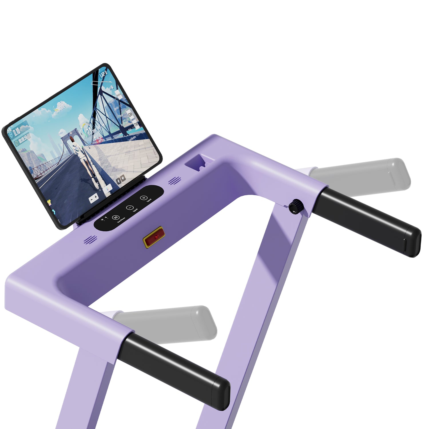 DeerRun A1 Urban-Cinta de correr plegable inteligente con inclinación del 6% y NFC | 150 kg, 16 km/h, Púrpura