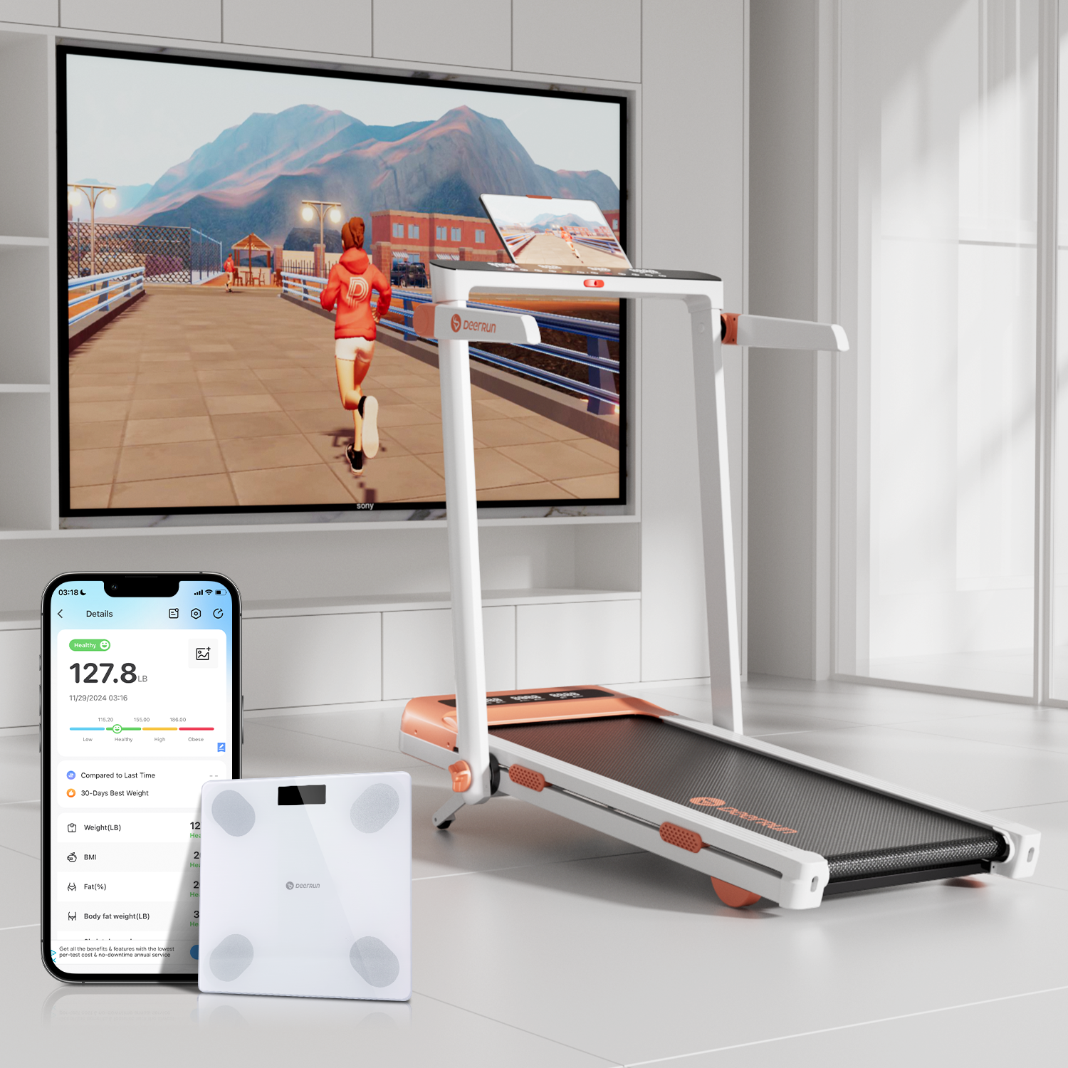 DeerRun® Smart báscula de peso corporal