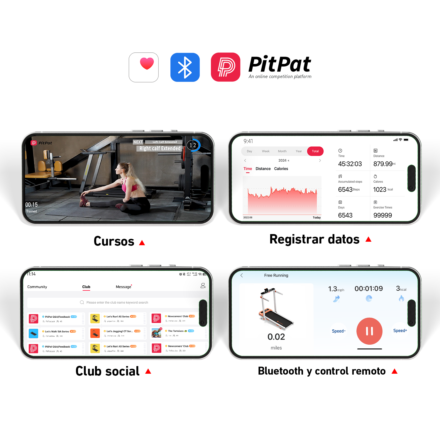 DeerRun Q1 Urban Smart-Walk-Cinta de correr – capacidad de carga de 136 kg